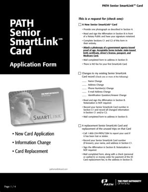 path smartlink card senior application